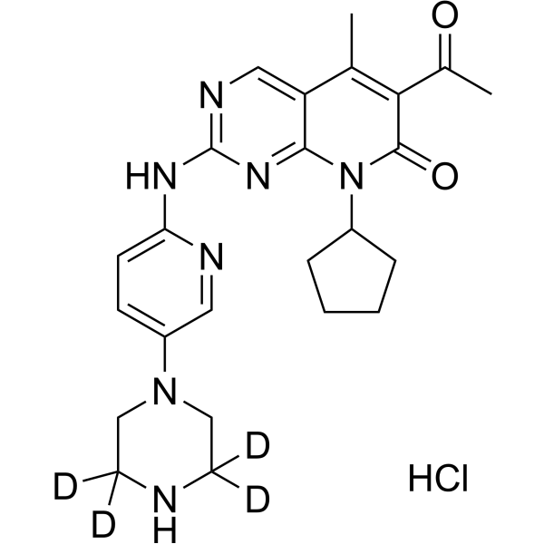 Palbociclib-d4 hydrochloride (PD 0332991-d4 (hydrochloride))